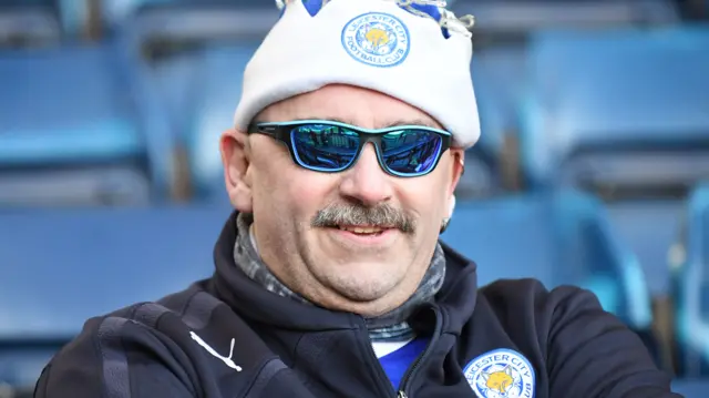 Leicester City fan at The Hawthorns