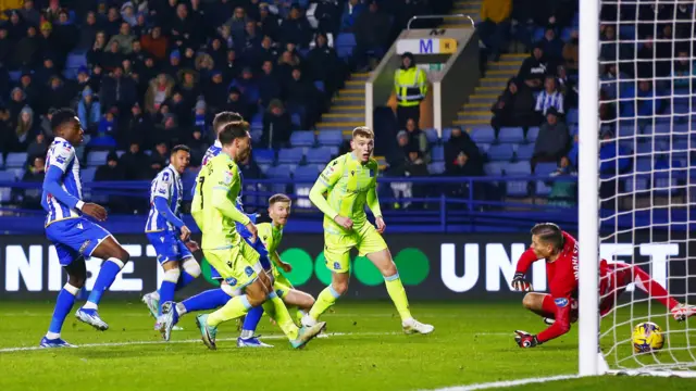 Marvin Johnson scores for Sheffield Wednesday