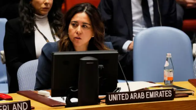 A file photo of  Permanent Representative of the United Arab Emirates to the United Nations Lana Nusseibeh.