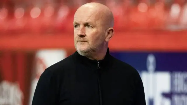 Livingston manager David Martindale before a cinch Premiership match between Aberdeen and Livingston at Pittodrie Stadium