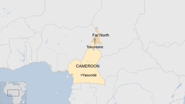 Map of Cameroon