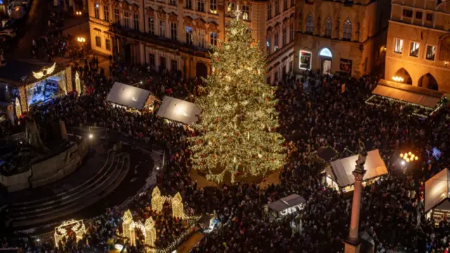 Christmas market at Old Town Square