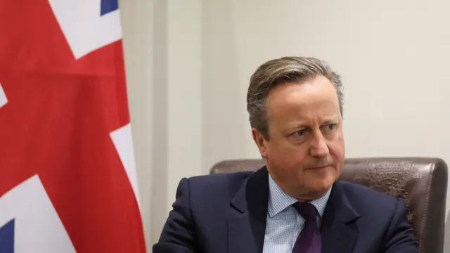 British Foreign Secretary David Cameron visits Jordan