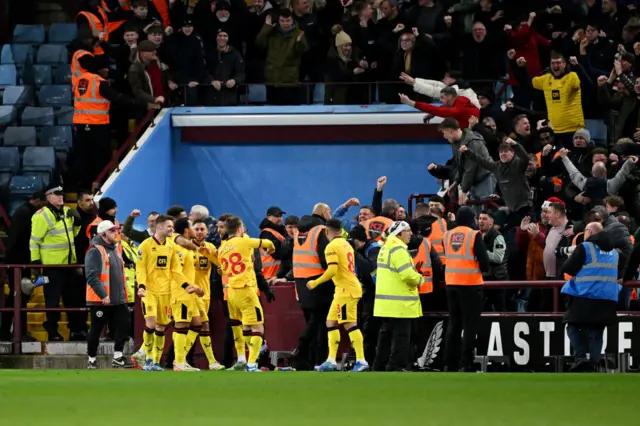 Sheffield United celebrate