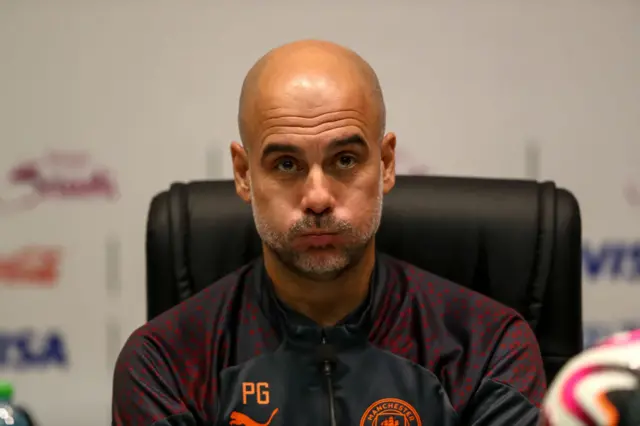 Manchester City boss Pep Guardiola