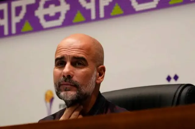 Manchester City boss Pep Guardiola