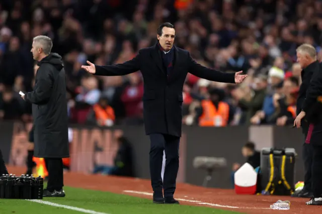 Aston Villa boss Unai Emery