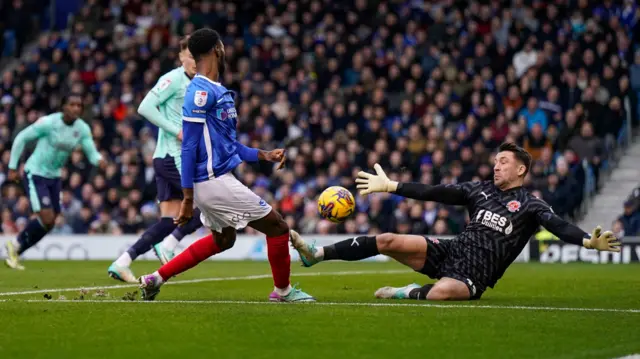 Portsmouth shoot against Fleetwood