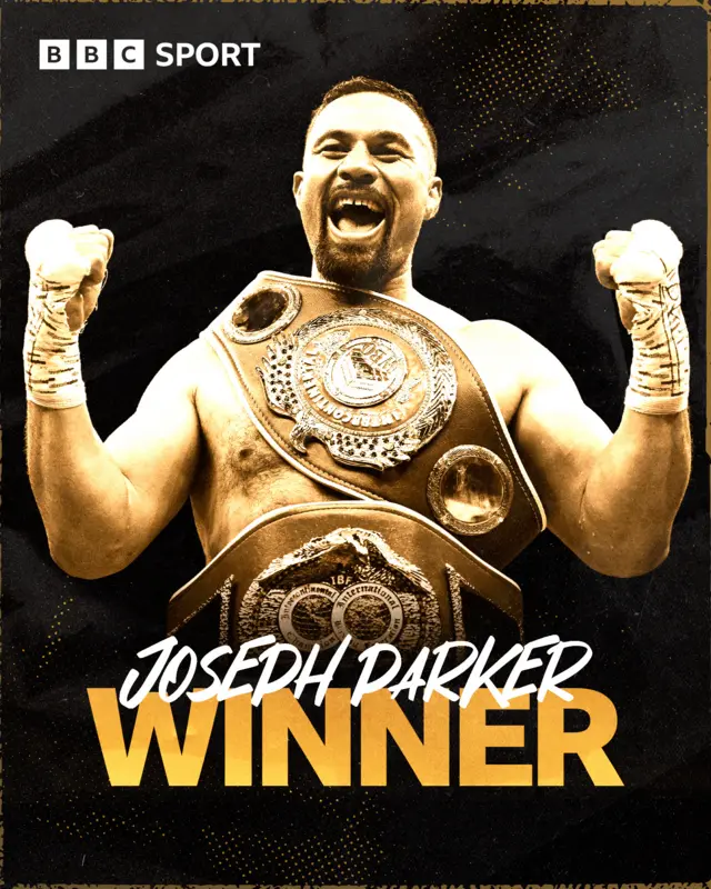 Joseph Parker winner graphic