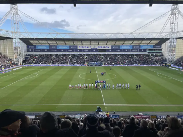 Deepdale before Preston v Leeds