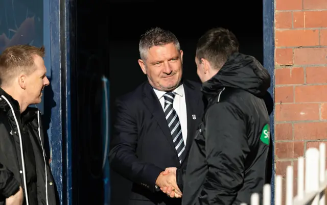 Dundee manager Tony Docherty