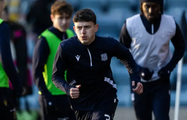 Dundee left-back Owen Beck