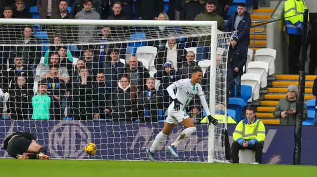 Morgan Whittaker scores for Plymouth at Cardiff