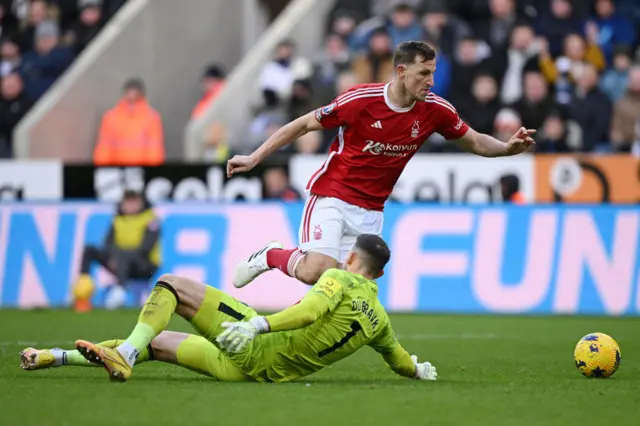 Chris Wood completes his hat-trick