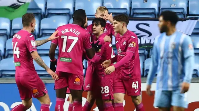 Swansea celebrate