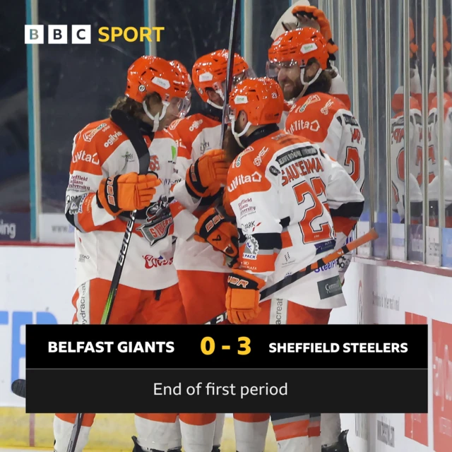 Belfast Giants 0-3 Sheffield Steelers