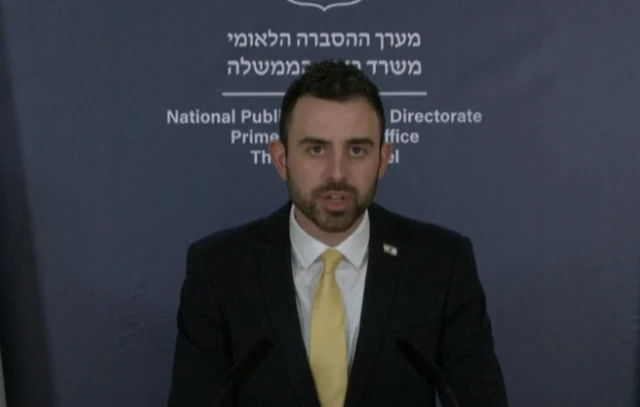 The Israeli Government Spokesperson Eylon Levy