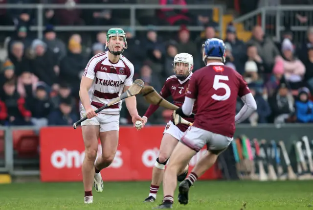 Shane McGuigan in action for Slaughtneil