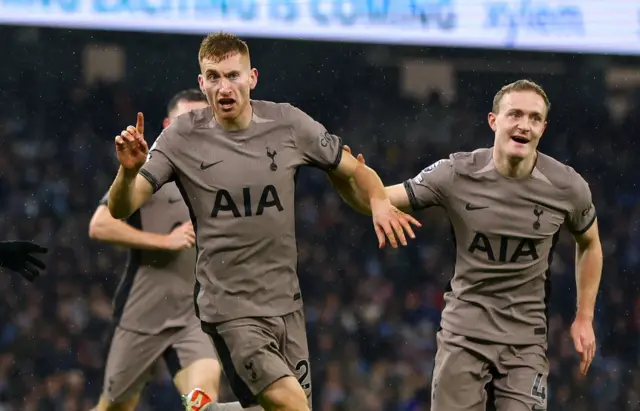 Dejan Kulusevski celebrates