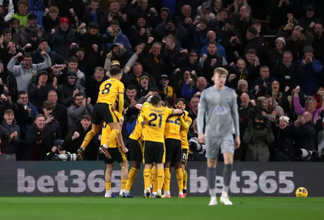 Wolves celebrate