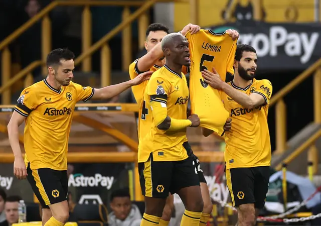 Wolves celebrate