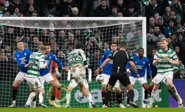 Celtic's Paulo Bernardo scores