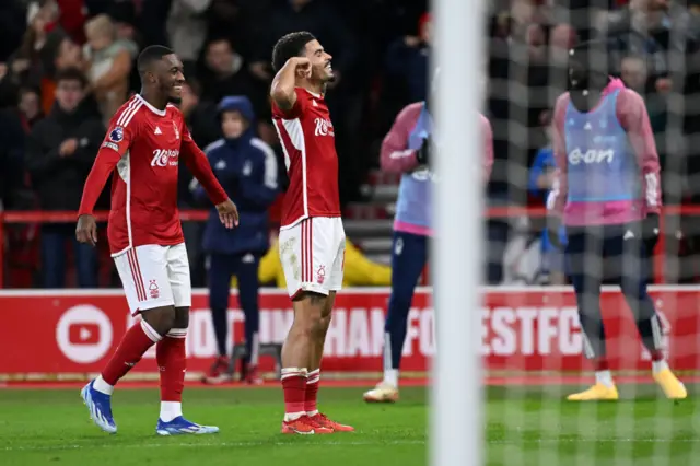 Morgan Gibbs-White celebrates