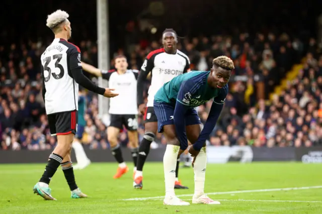 Tottenham's Bukayo Saka