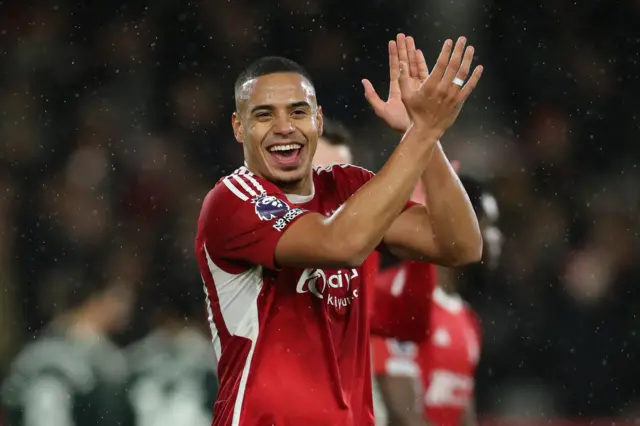 Nottingham Forest celebrate win