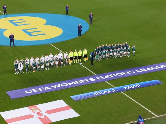 Republic of Ireland's anthem at Windsor Park