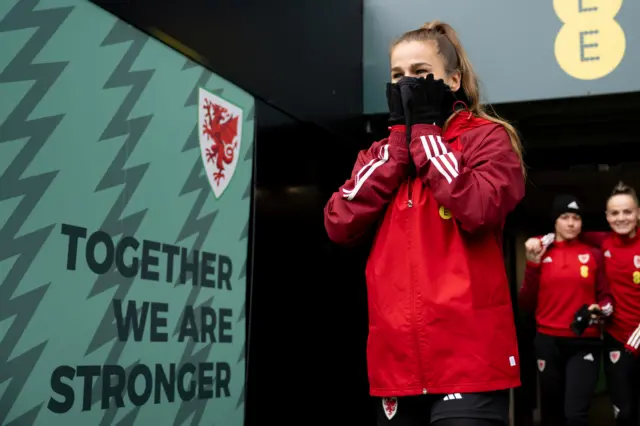 Wales' Megan Wynne at the Swansea.com Stadium