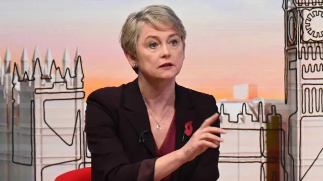 Yvette Cooper speaks to the BBC