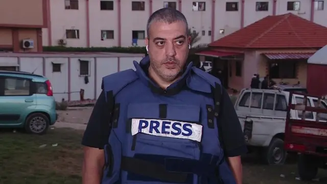 Rushdi Abu Alouf, reporting for the BBC in Gaza