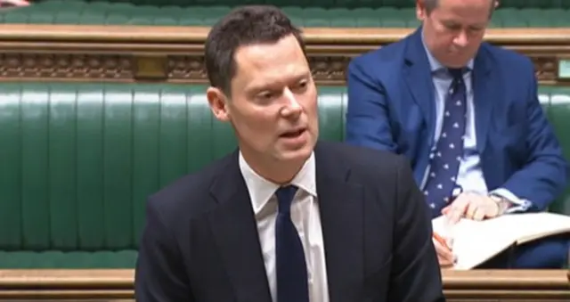 Justice Secretary addressing the Commons