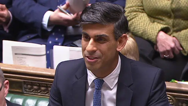 Rishi Sunak speaks at Prime Minister's Questions