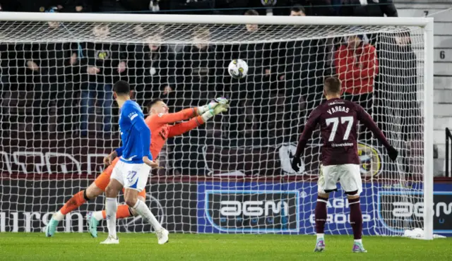 Jack Butland kept Hearts at bay with some good stops