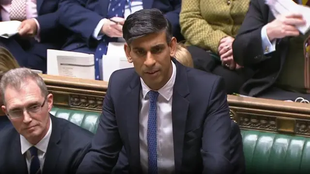 PM Rishi Sunak at PMQs