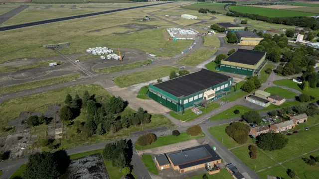 Aerial view of Scampton site