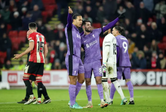 Virgil van Dijk and Dominik Szoboszlai