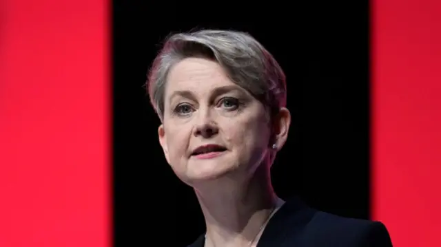 Yvette Cooper at Labour Party conference