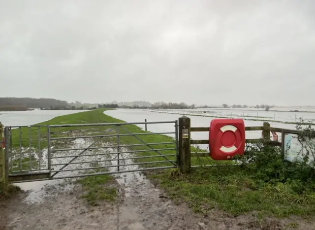 General view, River Tone and Currymoor