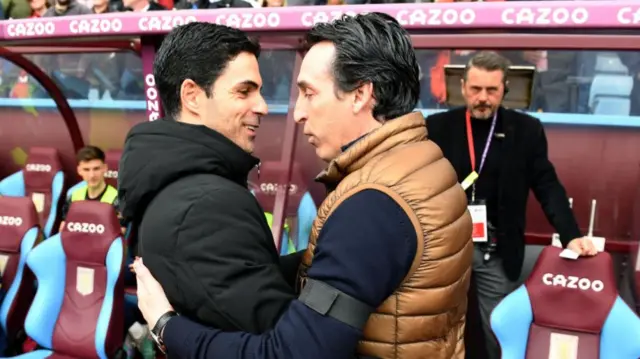 Mikel Arteta and Unai Emery