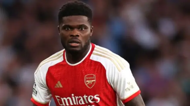 Arsenal midfielder Thomas Partey