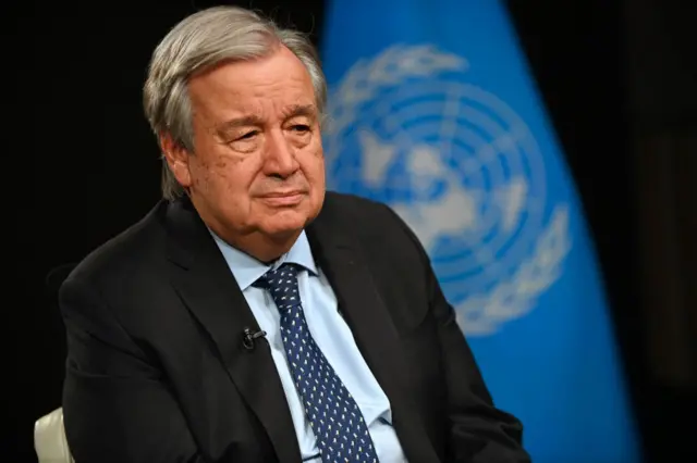 UN Secretary-General Antonio Guterres