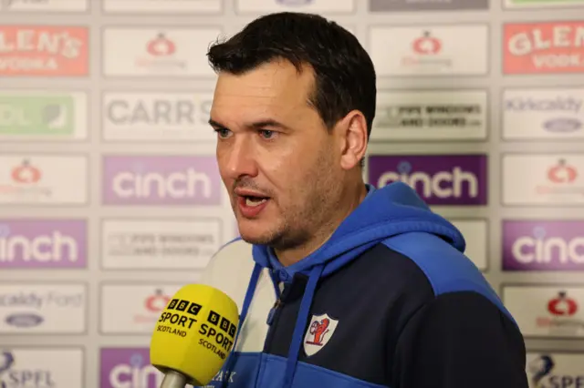 Raith Rovers boss Ian Murray