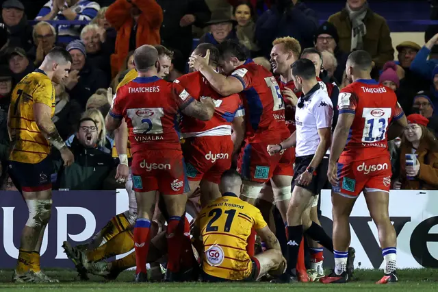 Bath celebrate try