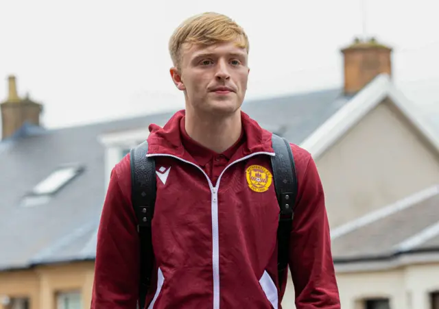 Motherwell player Georgie Gent