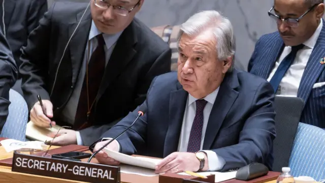 UN Secretary General Antonio Guterres