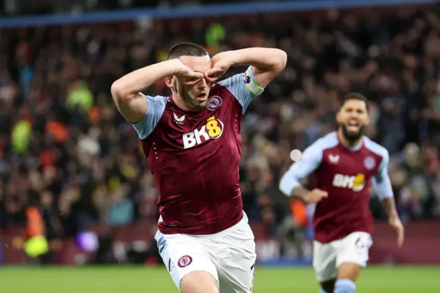 John McGinn celebrates