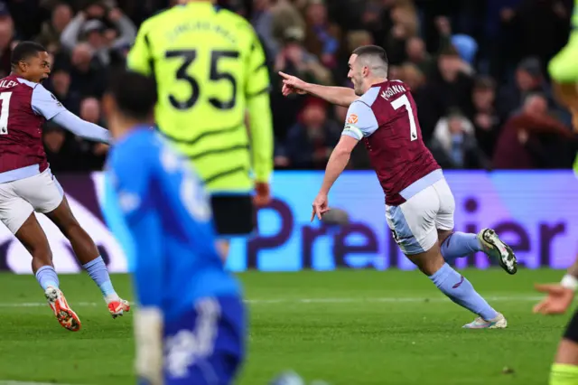 John McGinn celebrates